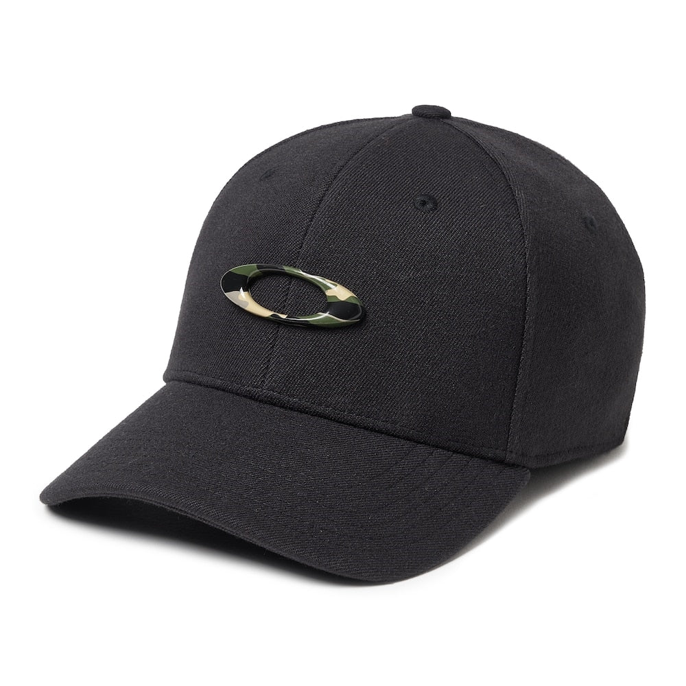 Oakley Tincan Cap Black With Graphic Camo - Oakley Hats