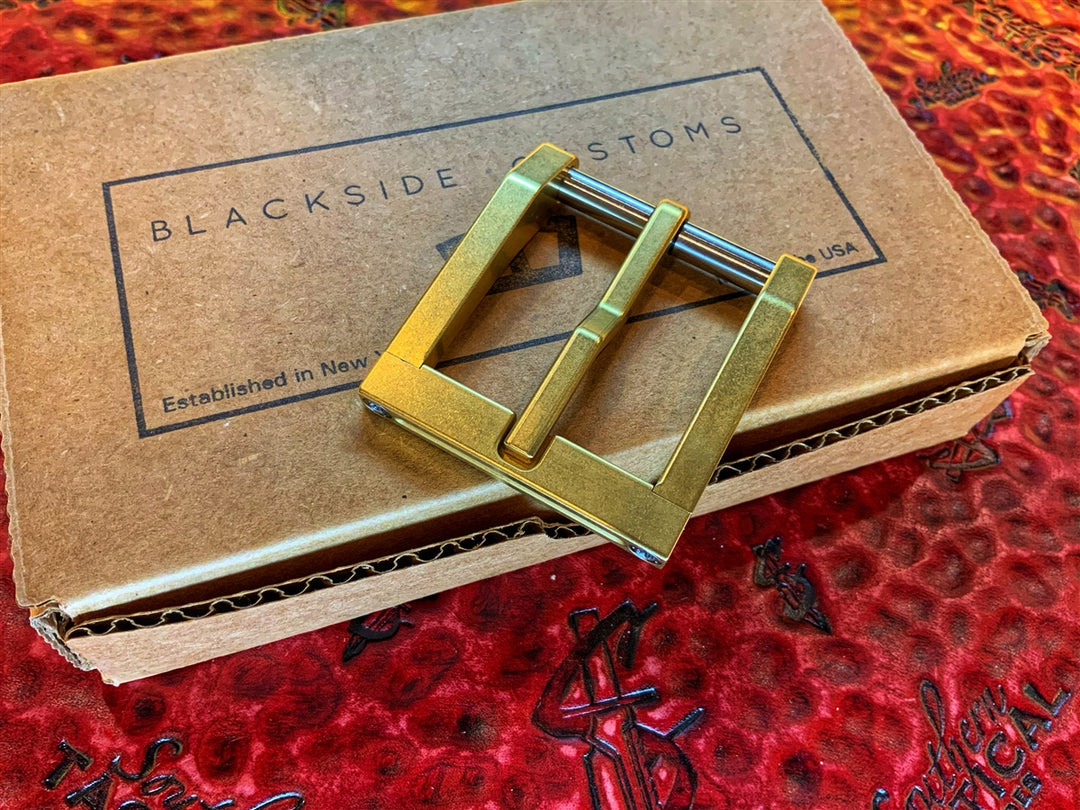 Blackside Customs Modular Belt Buckle Brass - Naval Brass Construction