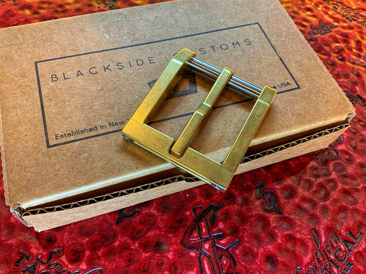 Blackside Customs Modular Belt Buckle Brass - Naval Brass Construction