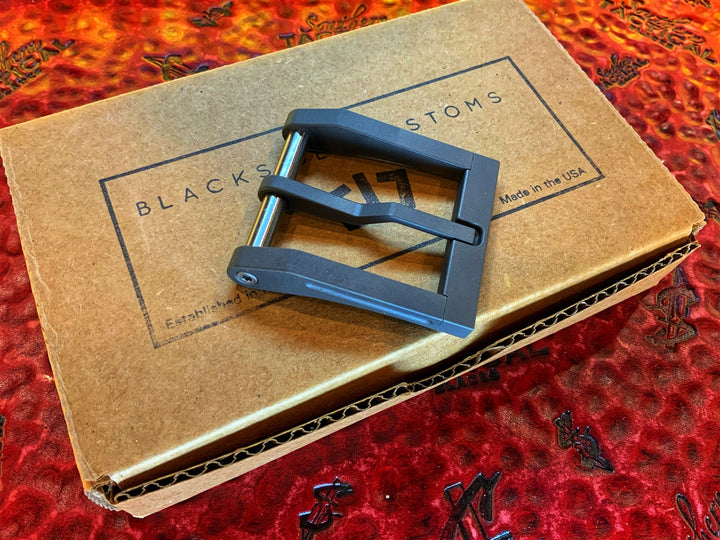 Blackside Customs Modular Belt Buckle Grey Matter Titanium