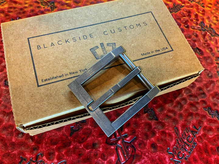 Blackside Customs Modular Belt Buckle Stonewashed Titanium