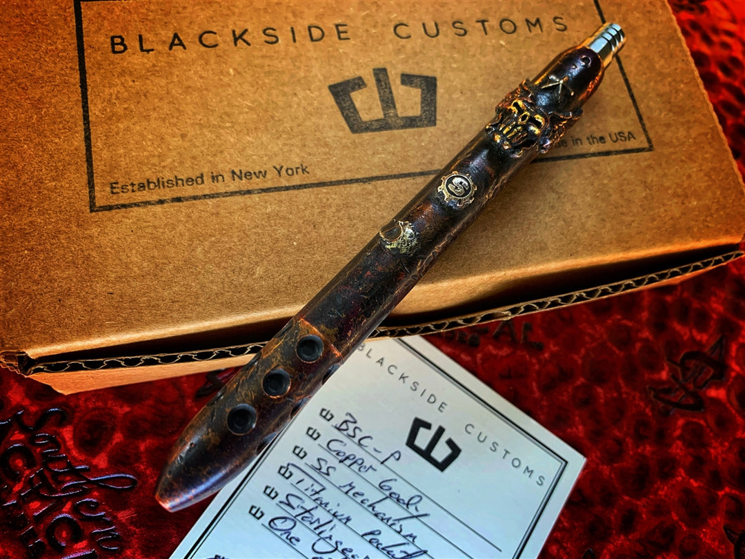Blackside Customs / Starlingear Collaboration Pen in Copper “Gunner”