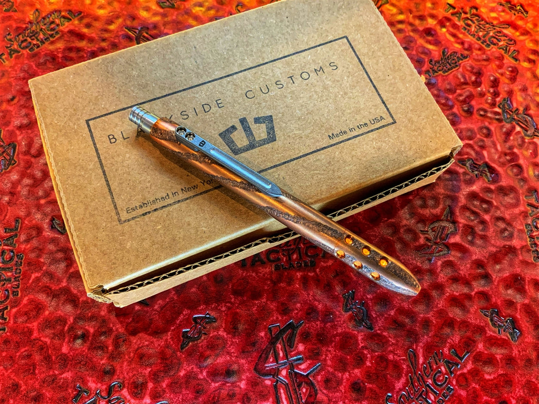 Blackside Customs / Mick Strider Customs Collaboration Pen in Copper
