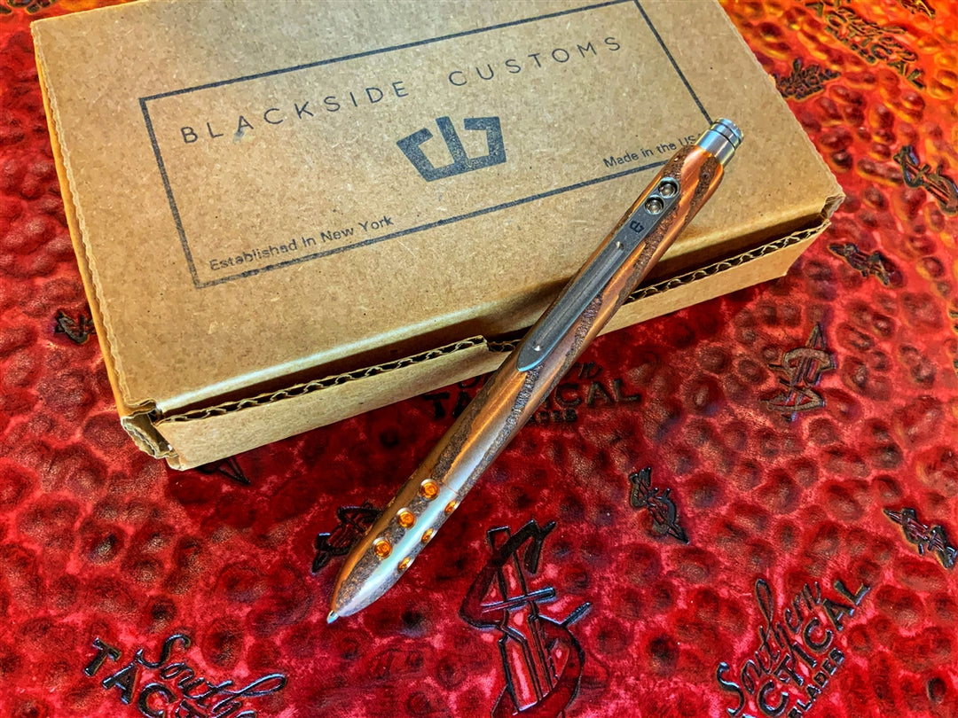Blackside Customs / Mick Strider Customs Collaboration Pen in Copper