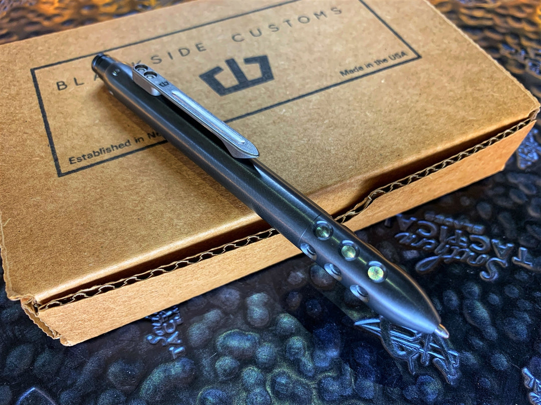 Blackside Customs Pen Zirconium Polished and Flamed