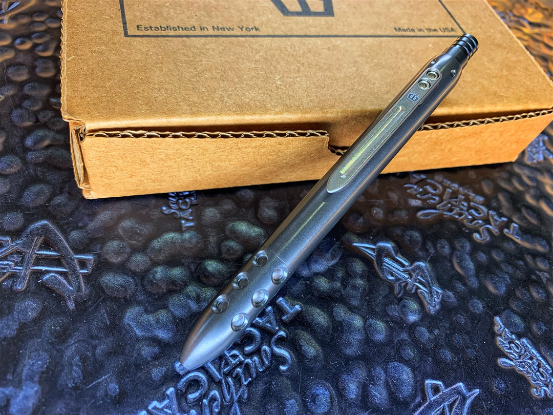 Blackside Customs Pen Zirconium Polished and Flamed