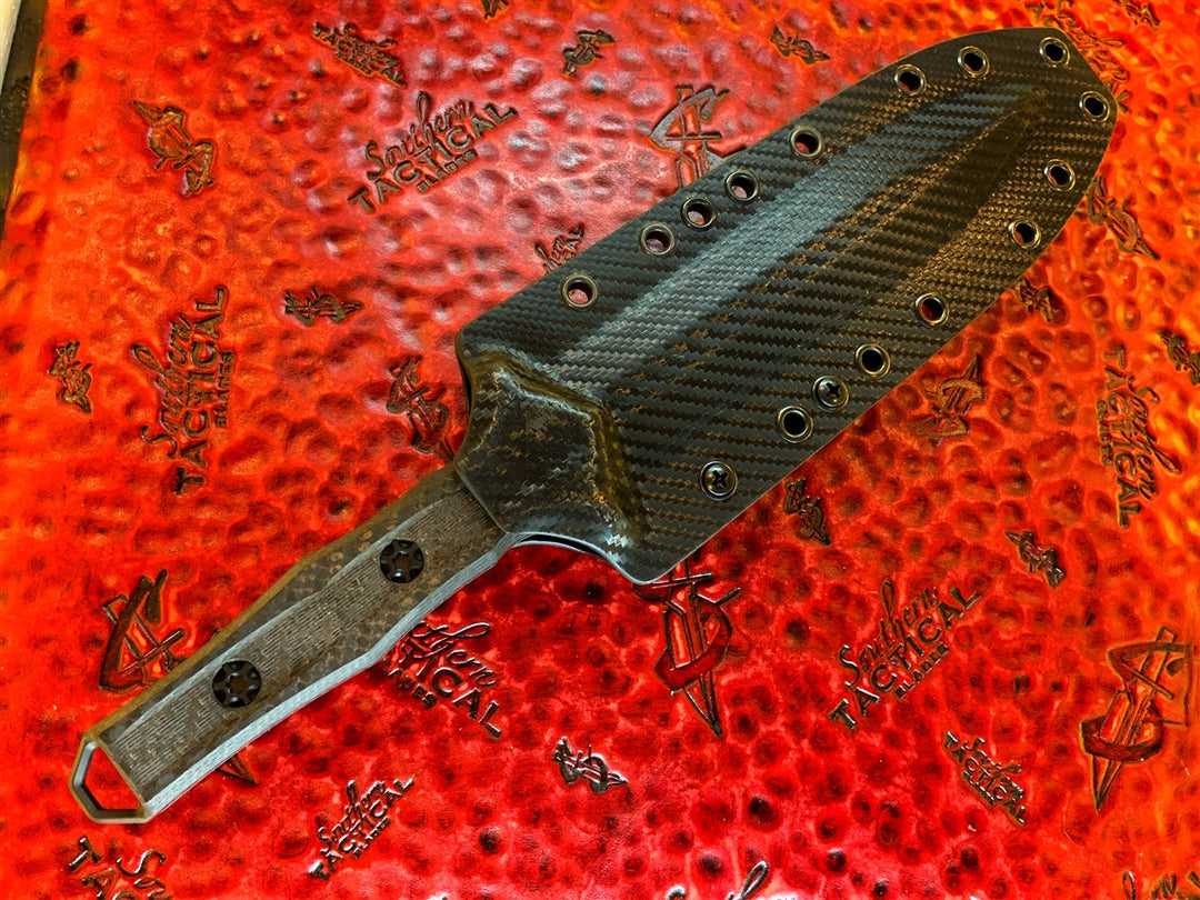 Heretic Knives Nephilim Fixed Blade DLC w/ Carbon Fiber