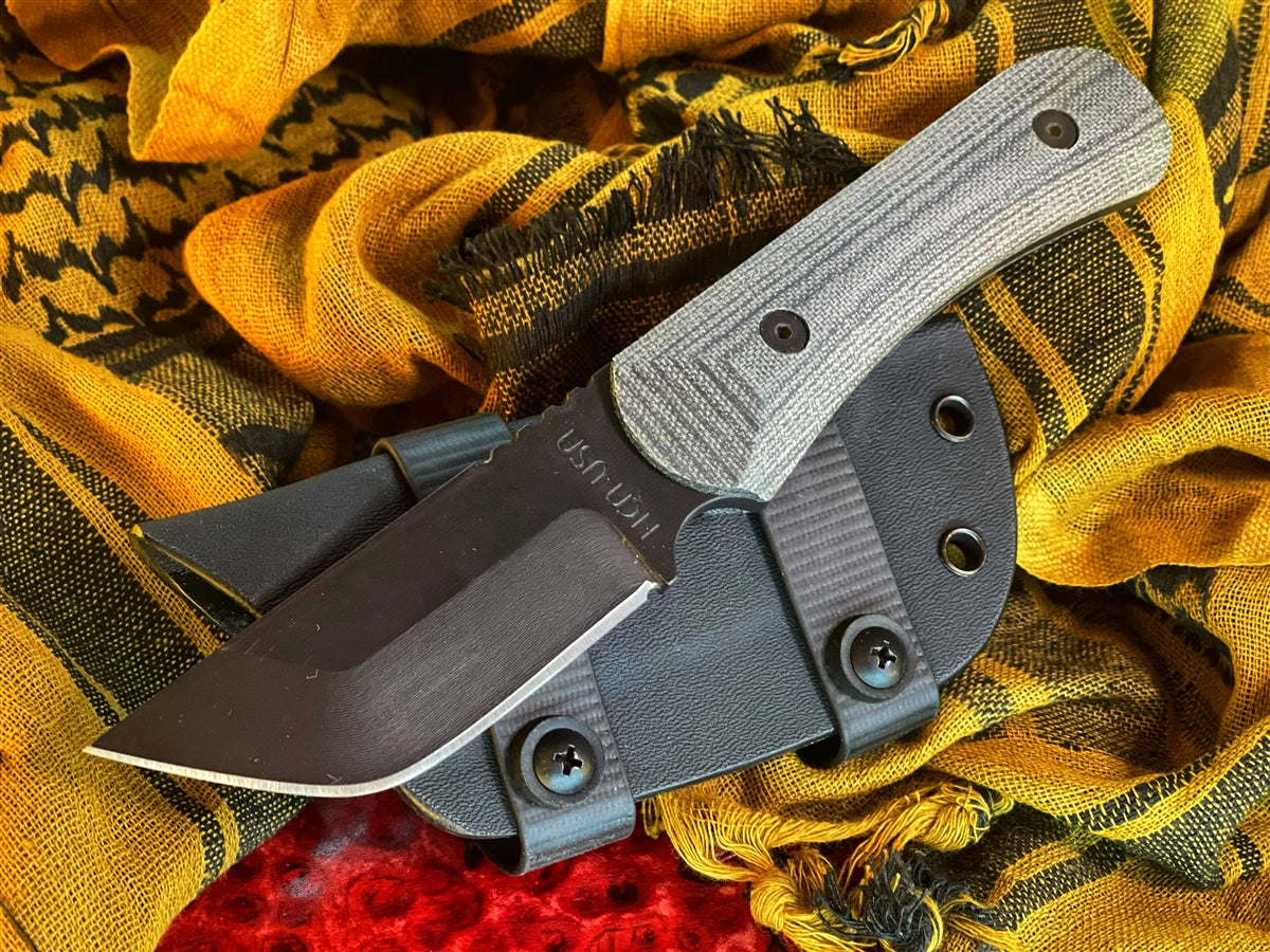 Hawk Creek Armory Scout Fixed Blade in Black Cerakote | Southern Blades ...