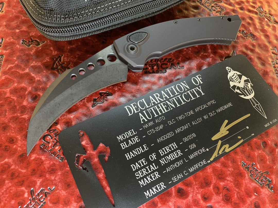 Customs Hawk Marfione Custom Hawk Automatic Two Tone Apocalyptic DLC w/ DLC Accents