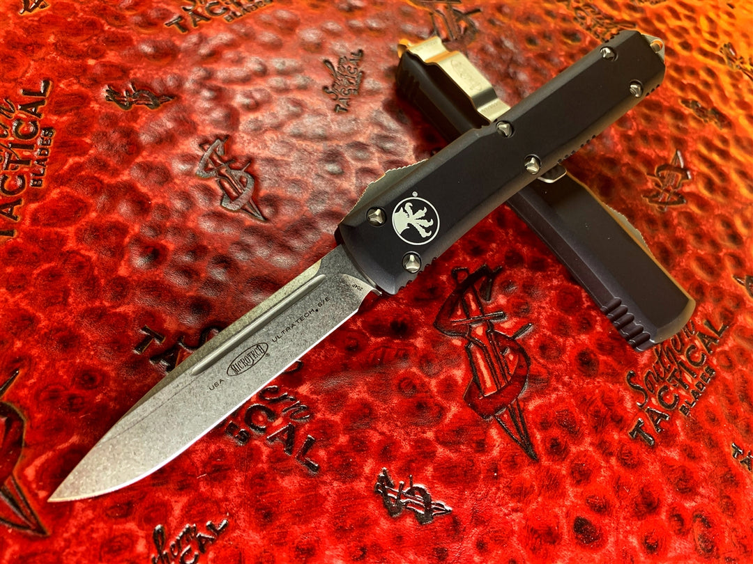 Microtech Ultratech OTF Automatic Knife Single Edge Stonewashed Standard 121-10