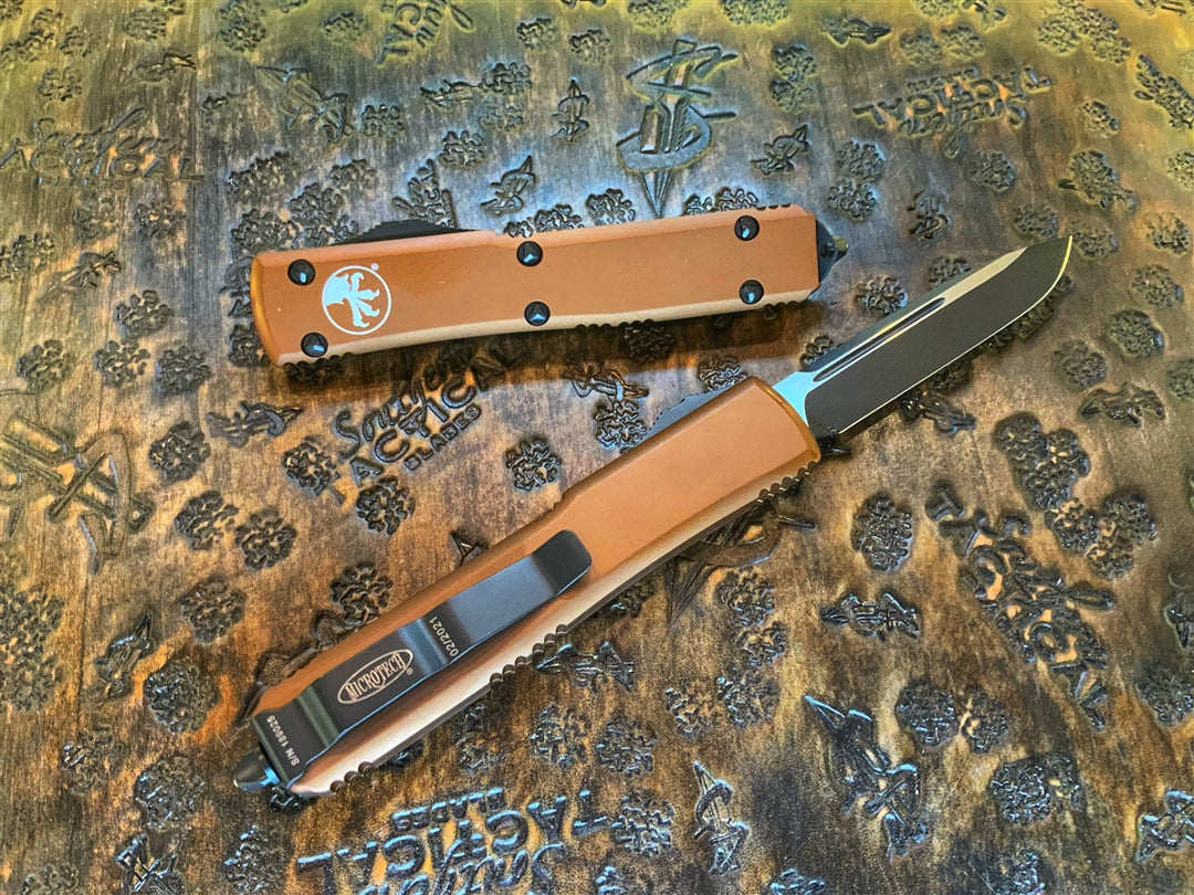 Orginal Microtech Otf Microtech Ultratech OTF S/E Standard Tan OTF Knife