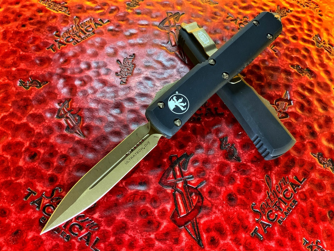 Microtech Ultratech Double Edge Bronzed Apocalyptic Standard