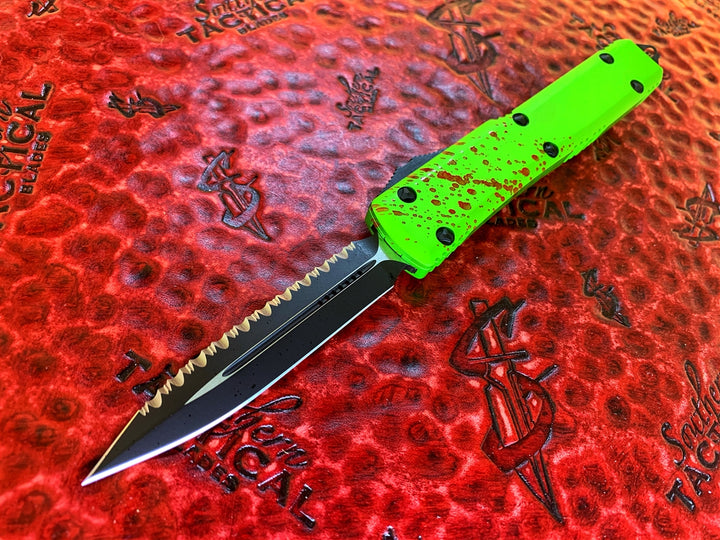 Microtech Ultratech Double Edge Full Serrated Zombie