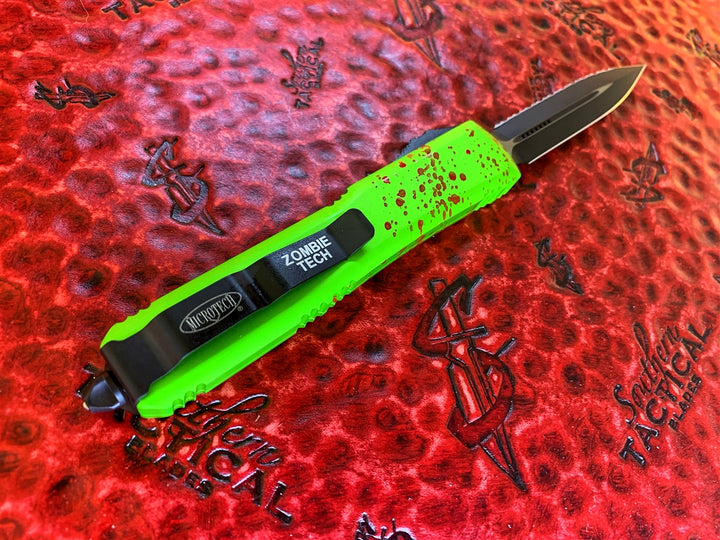 Microtech Ultratech Double Edge Full Serrated Zombie