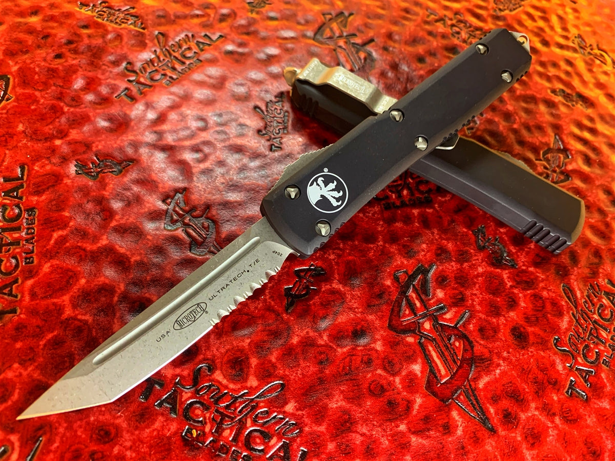 Microtech Ultratech Tanto Serrated Apocalyptic Standard | Southern Blades