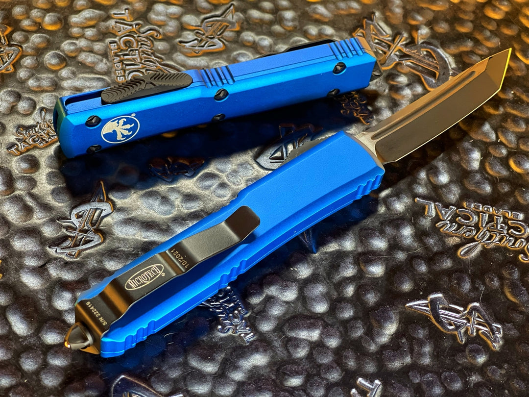 Microtech Knives Ultratech Tanto Standard Blue | Southern Tactical ...