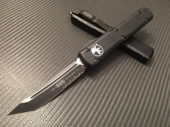 Microtech Ultratech Tanto Part Serrated Tactical