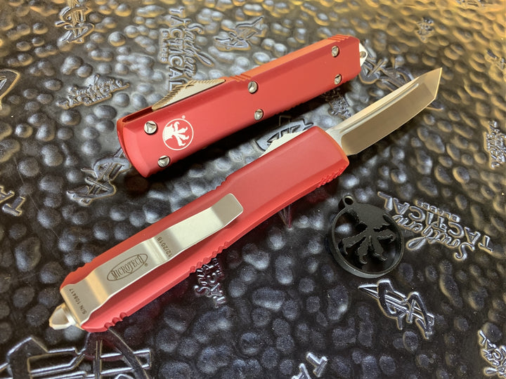 Microtech Ultratech Tanto Satin Standard Red