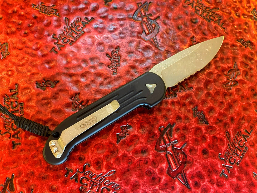 Microtech LUDT Single Edge Apocalyptic Part Serrated