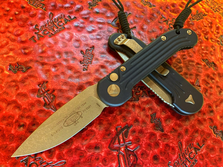 Microtech LUDT Single Edge Bronzed Apocalyptic Standard