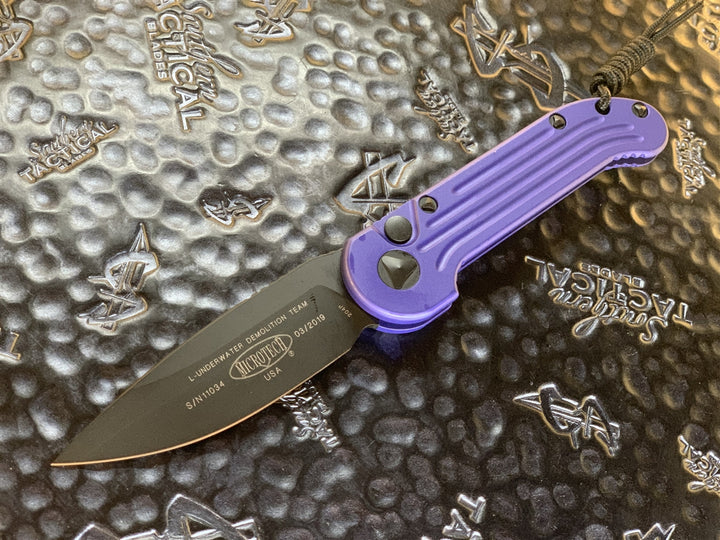 Microtech LUDT Single Edge Standard Purple