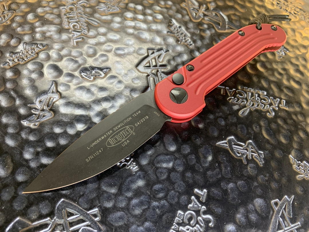Microtech LUDT Single Edge Red Standard