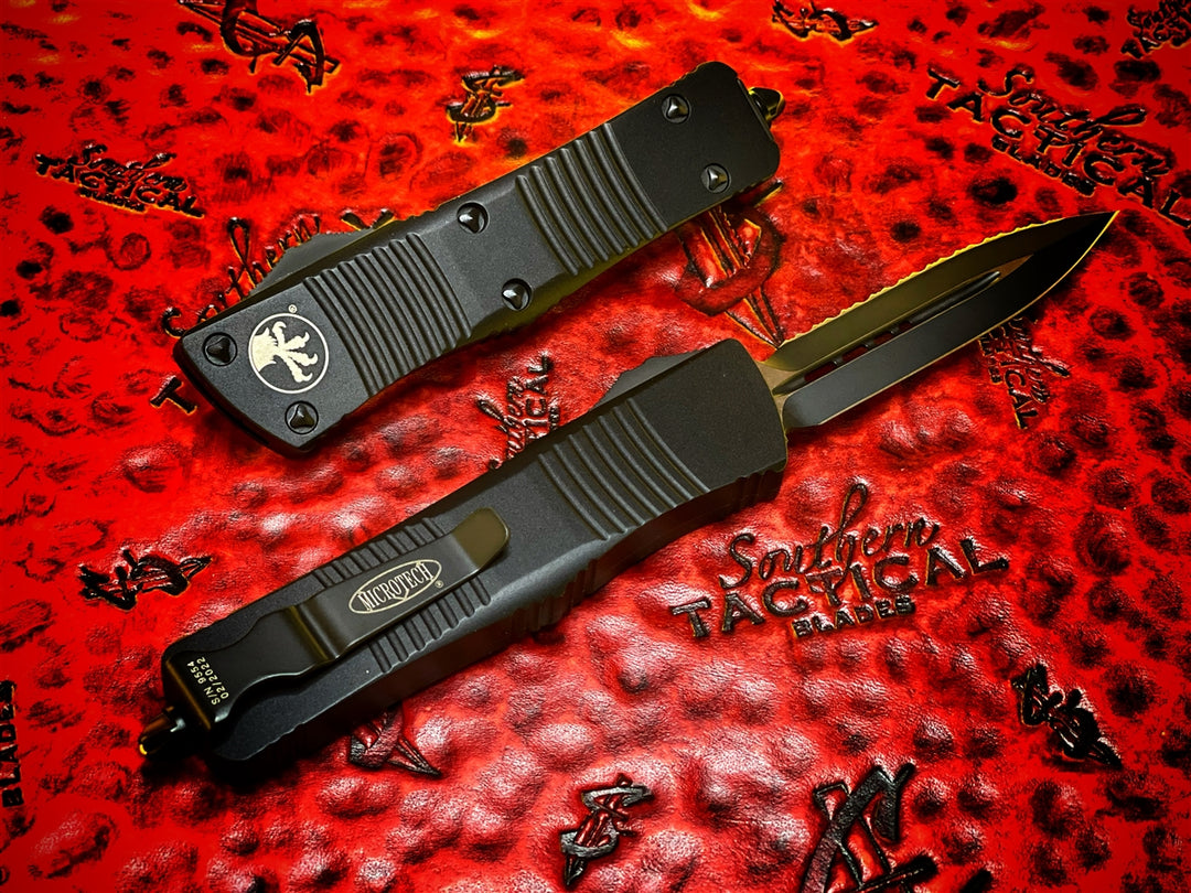 Microtech Troodon Double Edge Full Serrated Tactical