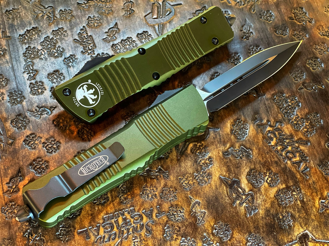 Microtech Combat Troodon Double Edge Standard OD Green
