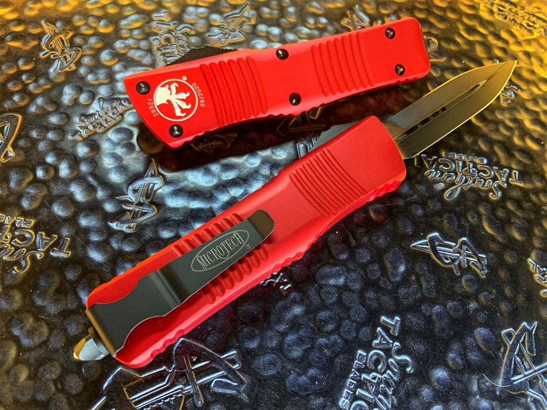 Microtech Combat Troodon Double Edge Standard Red