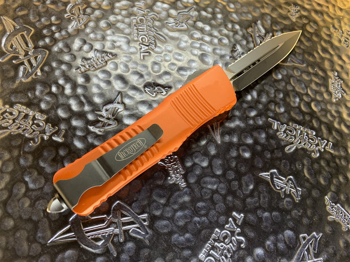 Microtech Combat Troodon Double Edge Full Serrated Orange
