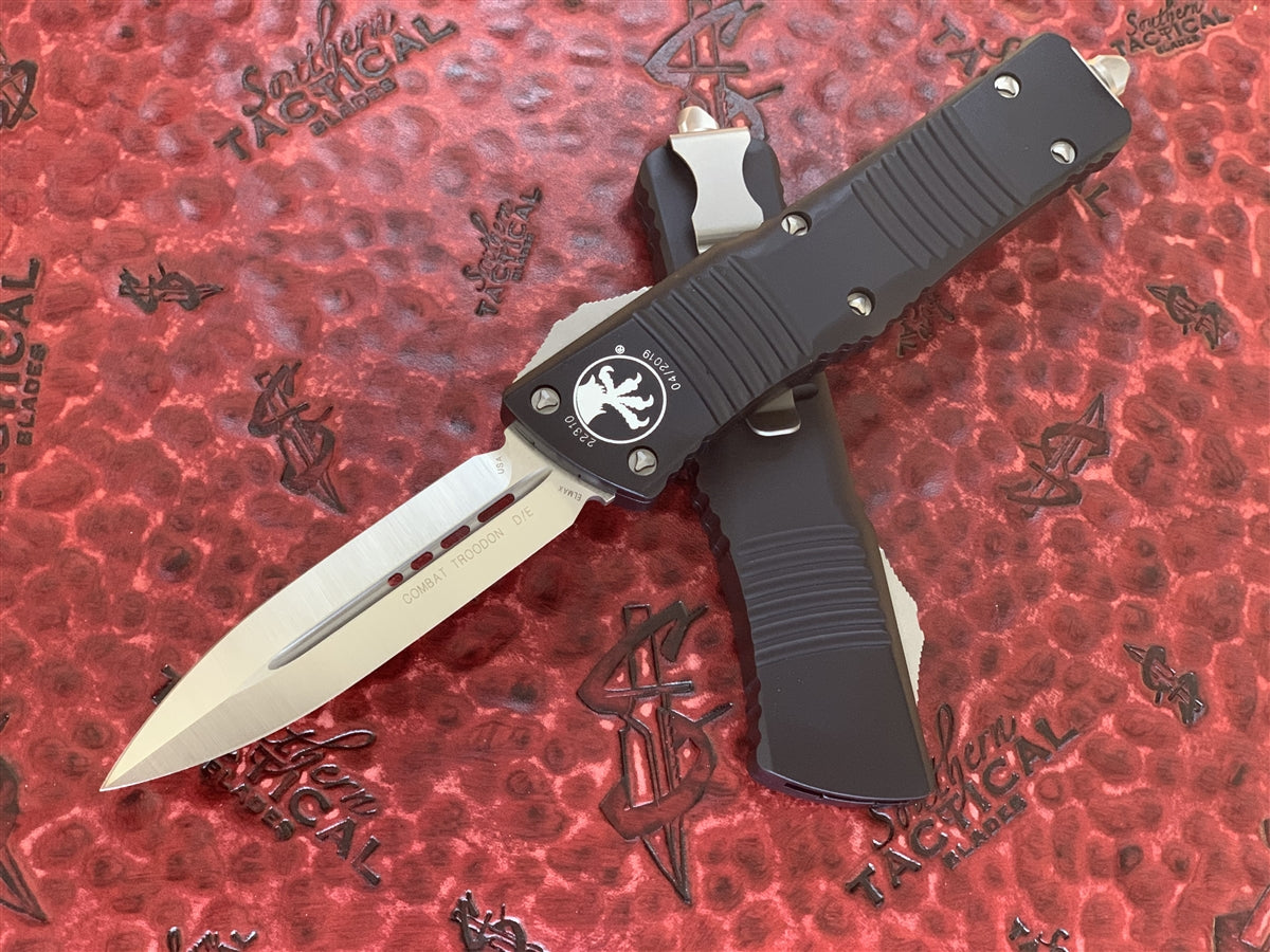 Microtech Combat Troodon Double Edge Satin Standard – SouthernBlades