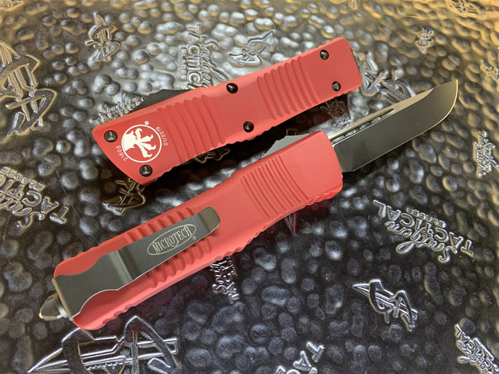 Microtech Combat Troodon Single Edge Standard Red