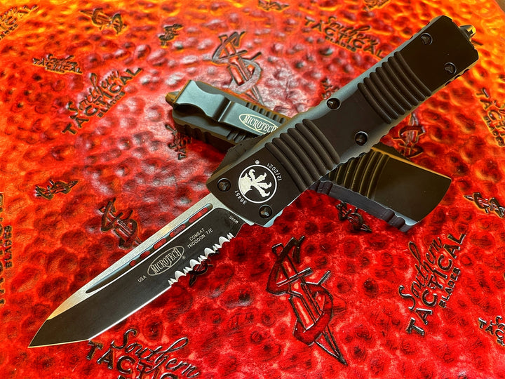 Microtech Combat Troodon Tanto Part Serrated Tactical