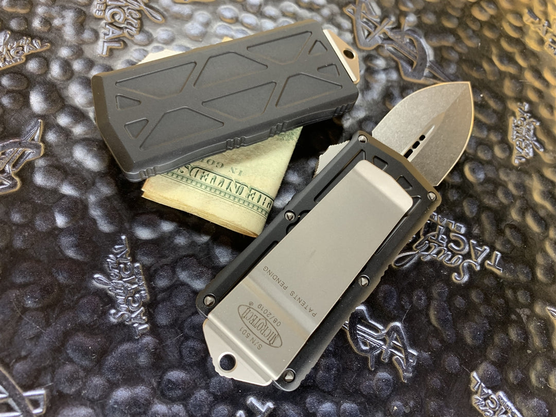 Microtech Exocet Double Edge Stonewashed Standard