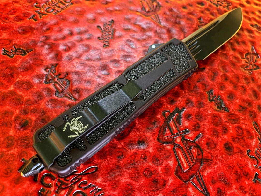 Microtech Navy Scarab Single Edge Standard Tactical