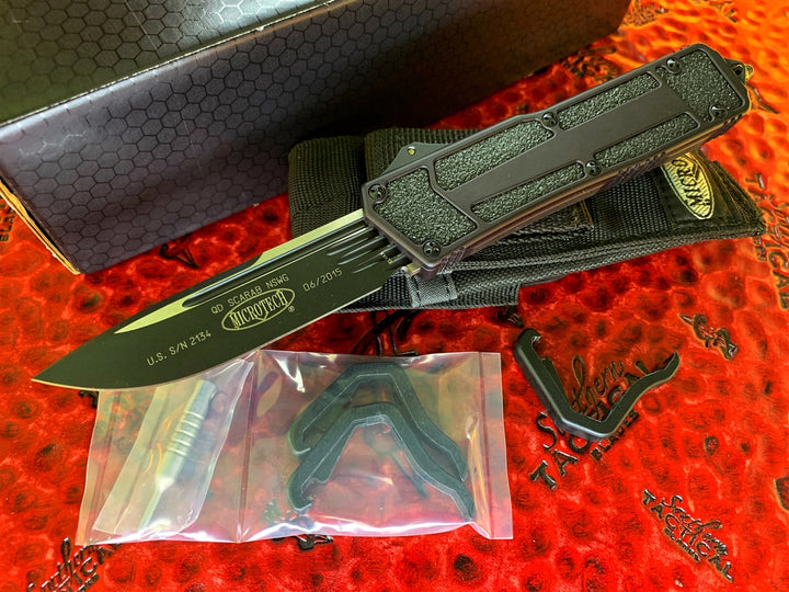 Microtech Navy Scarab Single Edge Standard Tactical