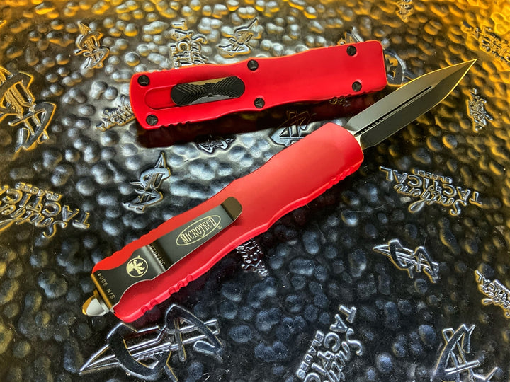 Microtech Dirac Delta Double Edge Standard Red