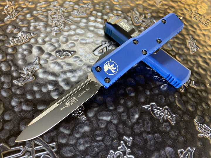 Microtech UTX-85 Single Edge Standard Blue