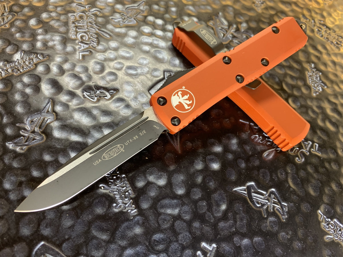Microtech Sn278 Microtech UTX85 Single Edge Standard Orange