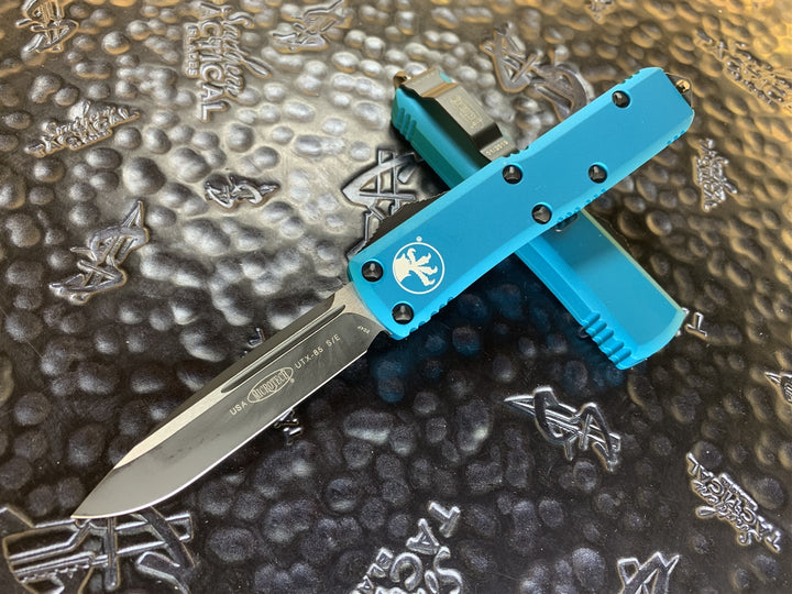 Microtech UTX85 Single Edge Standard Turquoise