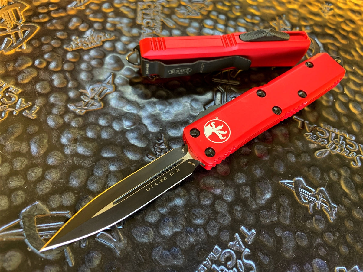 Microtech UTX85 Double Edge Standard Red