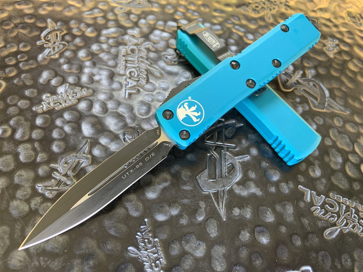 Microtech UTX85 Double Edge Standard Turquoise