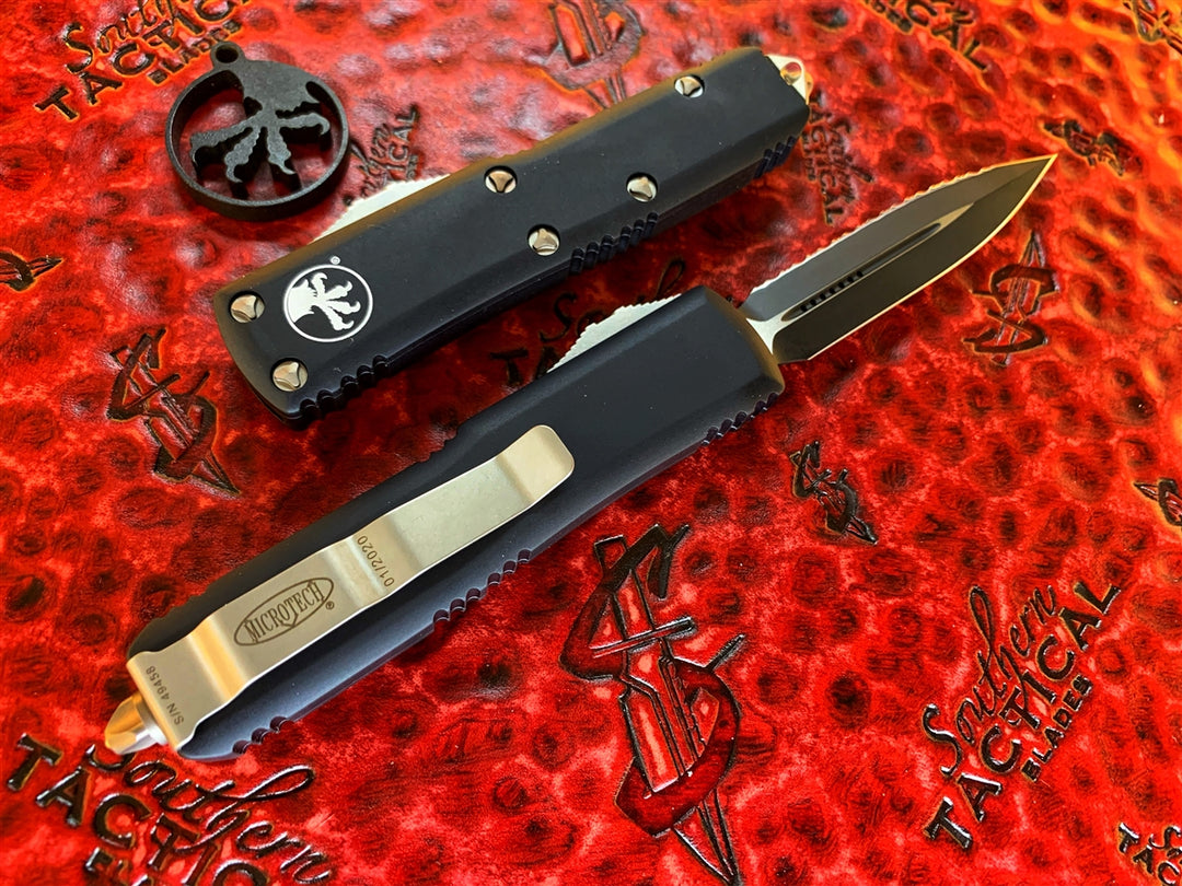 Microtech UTX85 Double Edge Full Serrated