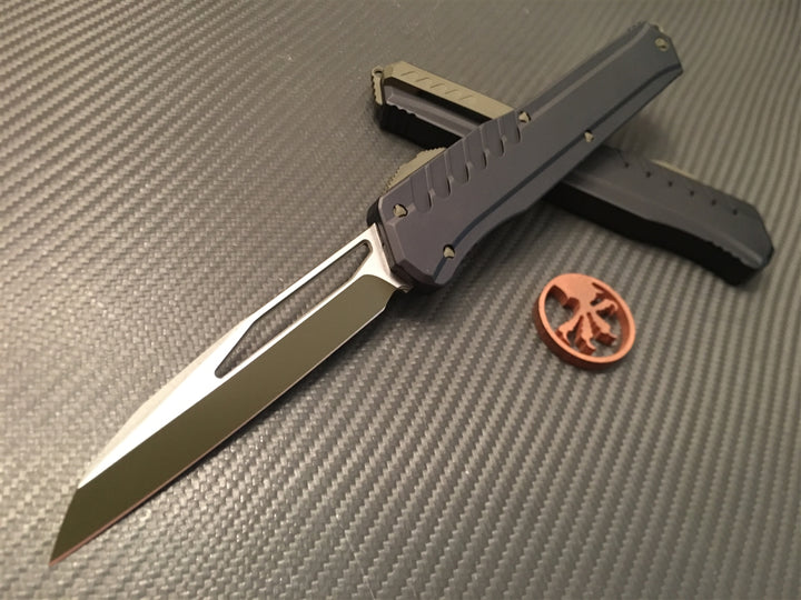Microtech Cypher MK7 Whancliffe Limited Edition OD Green Blade w/ OD Green Hardware