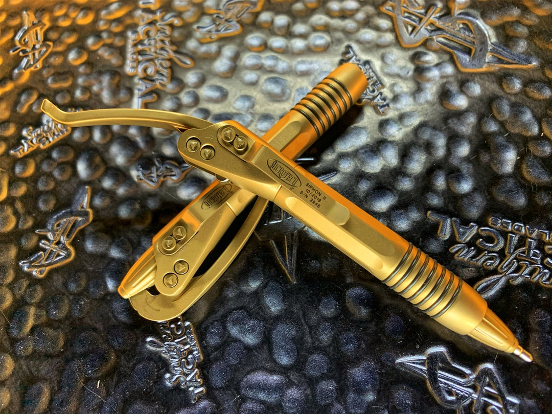 Microtech Siphon Ii Microtech Siphon II Bronzed PVD