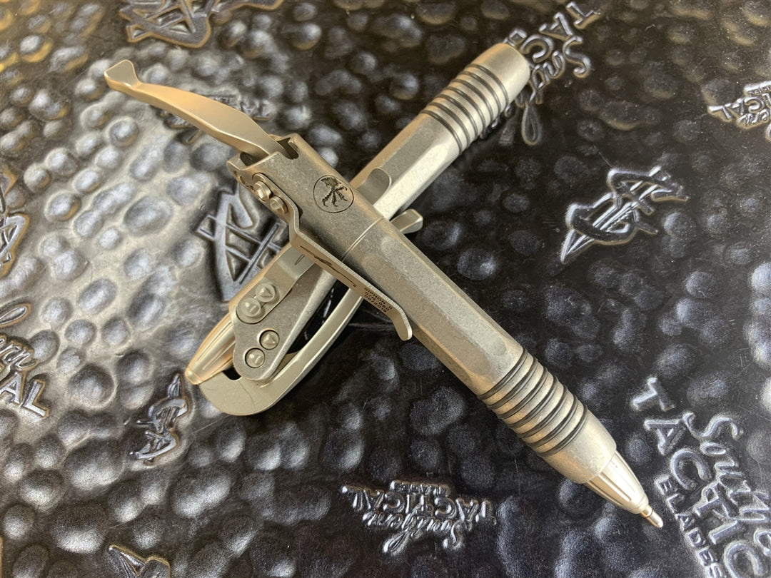 Microtech Siphon Ii Microtech Siphon II Signature Series Stonewashed Engraved Claw