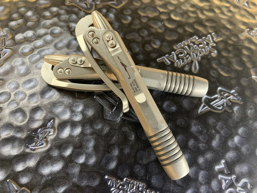 Microtech Siphon Ii Microtech Siphon II Signature Series Stonewashed Engraved Skull