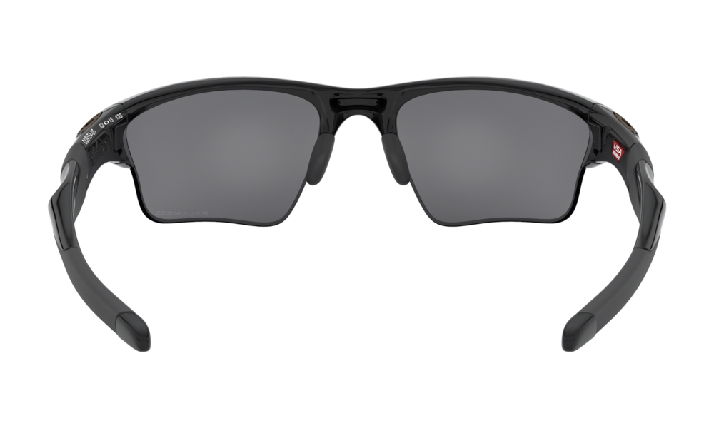 Oakley Half Jacket 2.0 XL Polished Black w/ Black Iridium Polarized Lenses