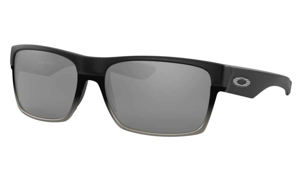 Oakley TwoFace Sunglasses Machinist Collection - Matte Black w/ Chrome Iridium