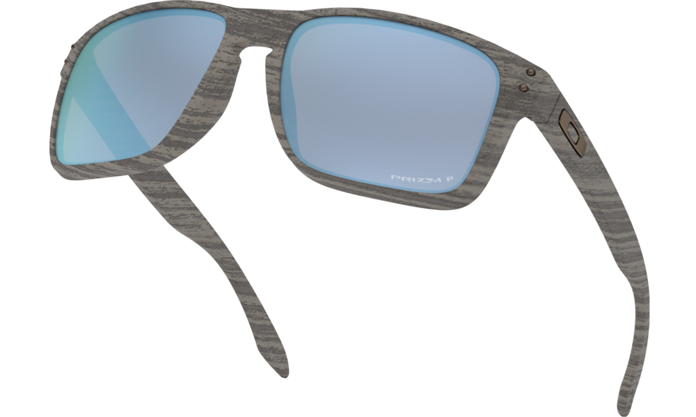 Oakley Holbrook XL Sunglasses - Woodgrain Collection w/ Prizm Deep Water Polarized
